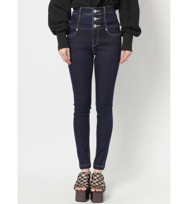 EMODA「【ELDER】ヌードハイウェストデニム」|デニム|