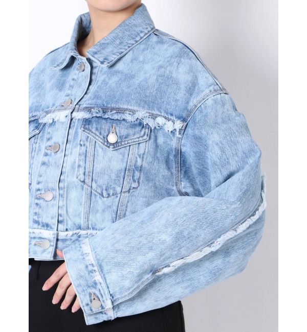 EMODA「ウォッシュデニムGジャン」|ブルゾン・スタジャン|