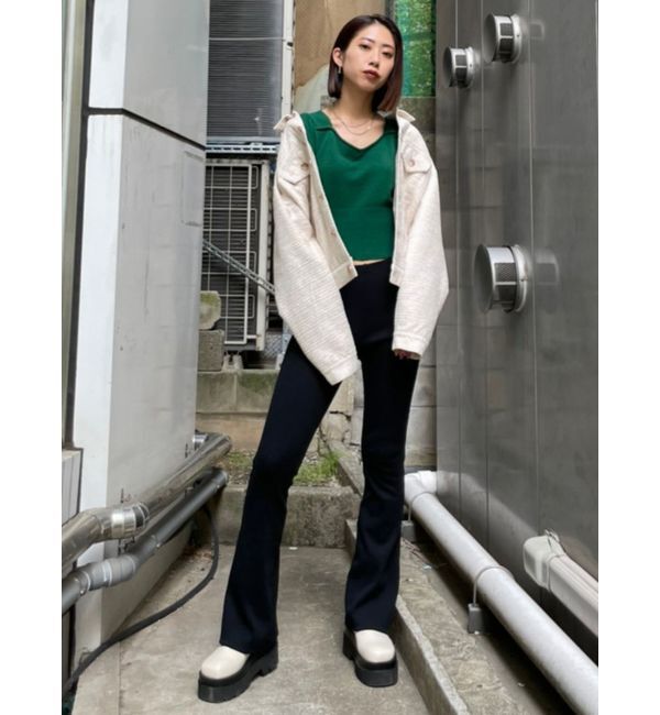 EMODA「オーバーサイズツイードブルゾン」|ブルゾン・スタジャン|