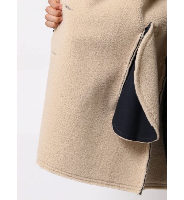 EMODA「フェイクムートンロングフレアコート」|その他|