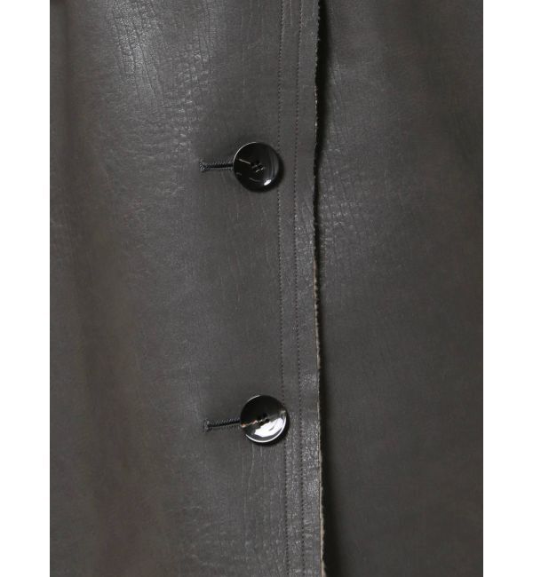 EMODA「フェイクムートンロングフレアコート」|その他|