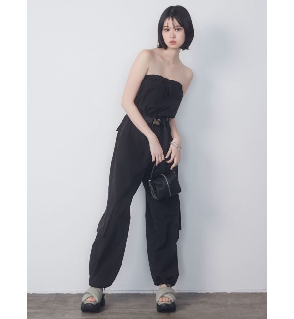 EMODA「【WEB限定】ナイロンベアオールインワン」|オールインワン|