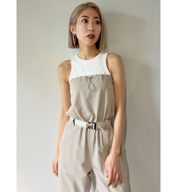 EMODA「【WEB限定】ナイロンベアオールインワン」|オールインワン|