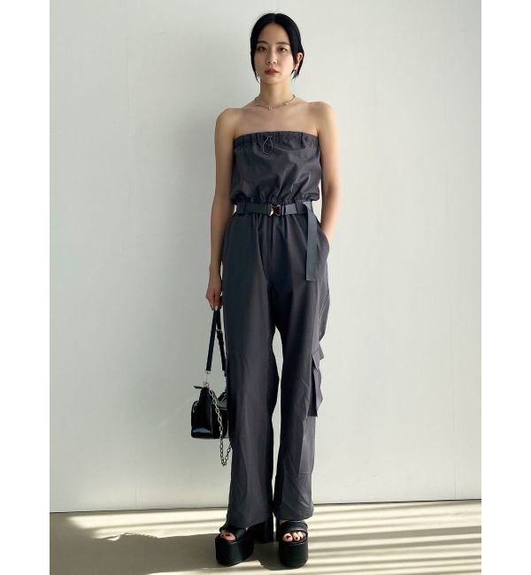 EMODA「【WEB限定】ナイロンベアオールインワン」|オールインワン|