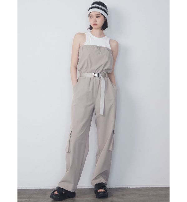 EMODA「【WEB限定】ナイロンベアオールインワン」|オールインワン|