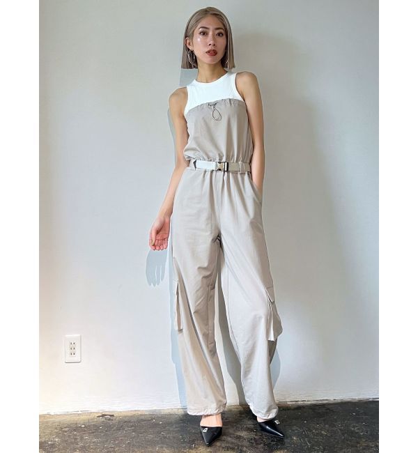 EMODA「【WEB限定】ナイロンベアオールインワン」|オールインワン|