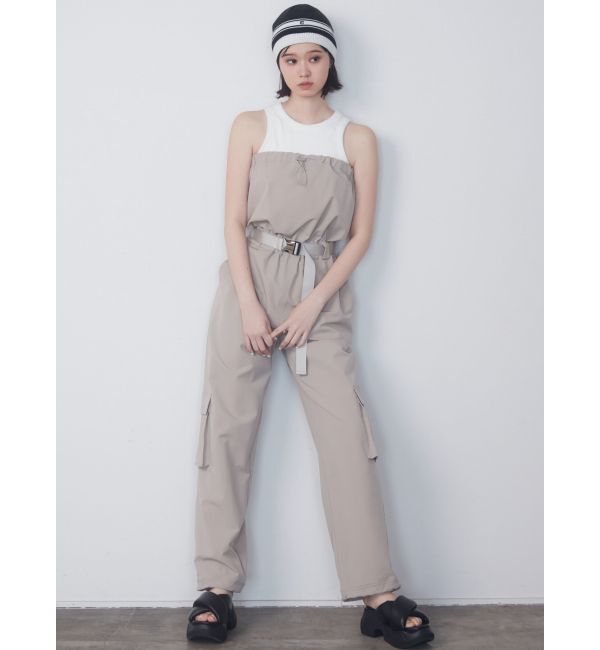 EMODA「【WEB限定】ナイロンベアオールインワン」|オールインワン|