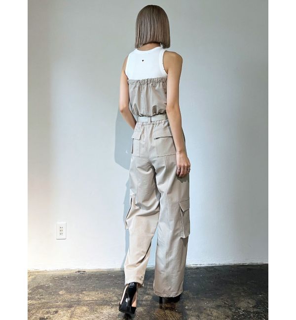 EMODA「【WEB限定】ナイロンベアオールインワン」|オールインワン|