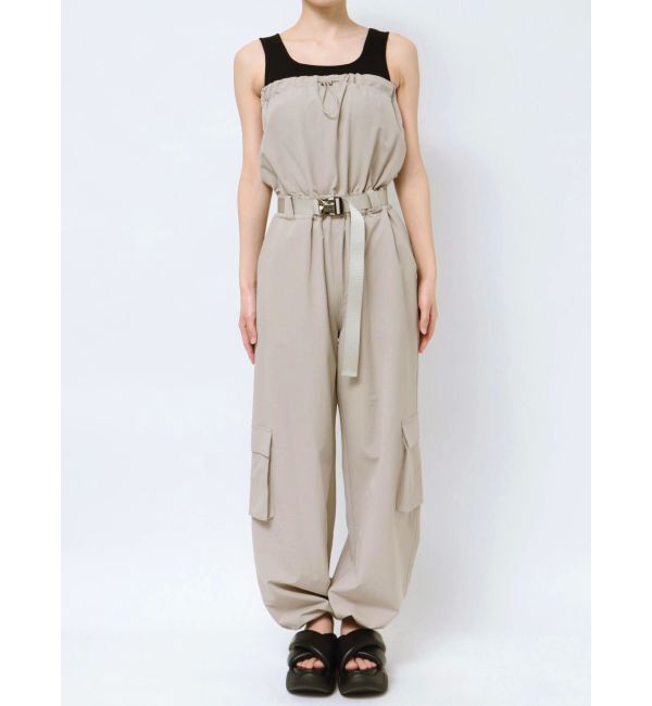 EMODA「【WEB限定】ナイロンベアオールインワン」|オールインワン|