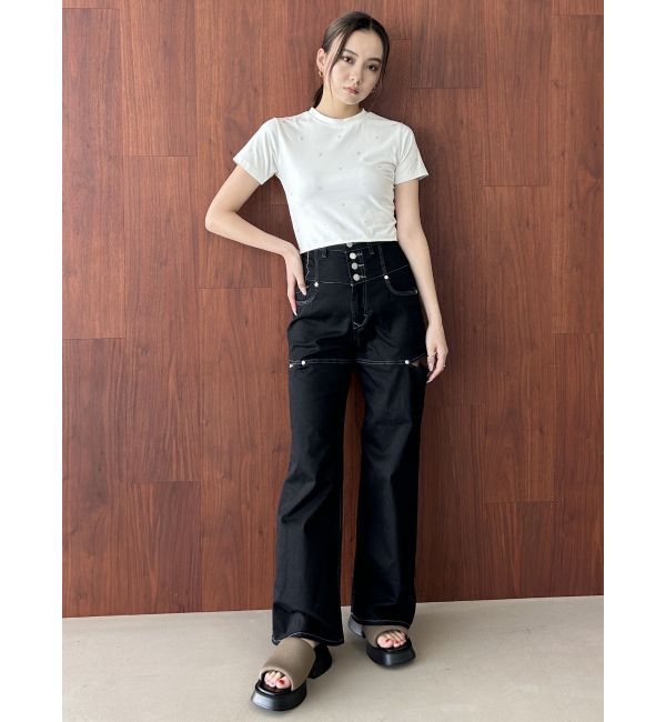 EMODA「ニットワイドバンドサンダル」|サンダル|