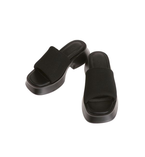 EMODA「ニットワイドバンドサンダル」|サンダル|