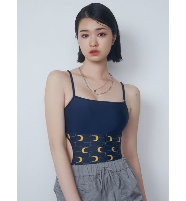 EMODA「カットアウトタイワンピーススイムウェアー」|コンビネゾン|