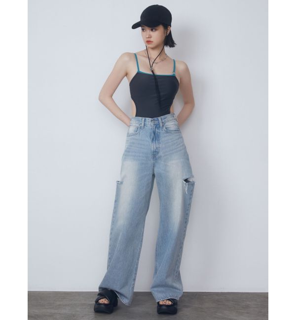 EMODA「カットアウトタイワンピーススイムウェアー」|コンビネゾン|