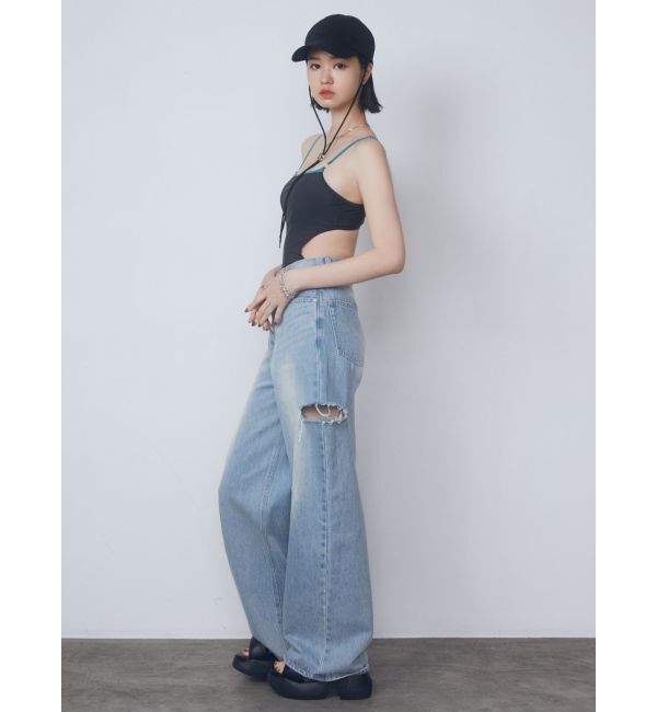 EMODA「カットアウトタイワンピーススイムウェアー」|コンビネゾン|