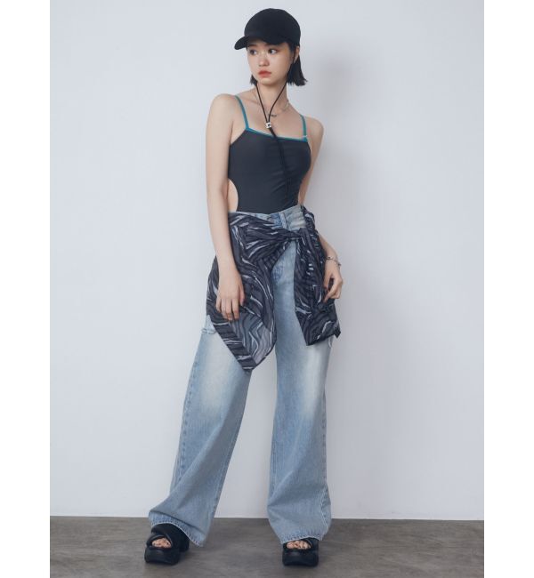 EMODA「カットアウトタイワンピーススイムウェアー」|コンビネゾン|