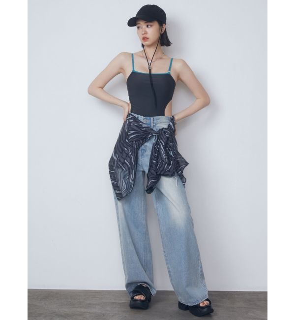 EMODA「カットアウトタイワンピーススイムウェアー」|コンビネゾン|