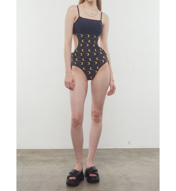 EMODA「カットアウトタイワンピーススイムウェアー」|コンビネゾン|