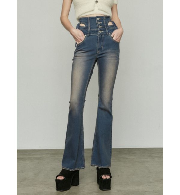 EMODA「インステップスエードサンダル」|サンダル|