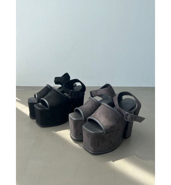 EMODA「インステップスエードサンダル」|サンダル|