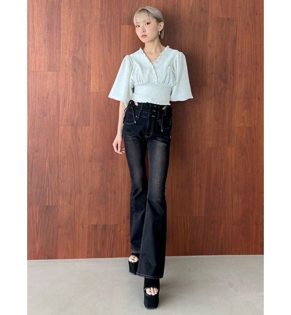 EMODA「インステップスエードサンダル」|サンダル|