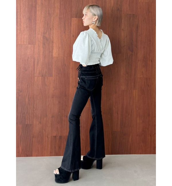 EMODA「インステップスエードサンダル」|サンダル|