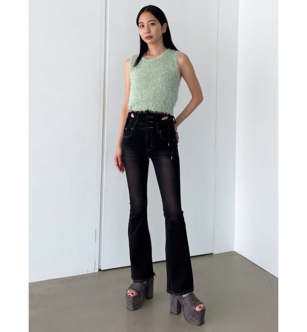 EMODA「インステップスエードサンダル」|サンダル|