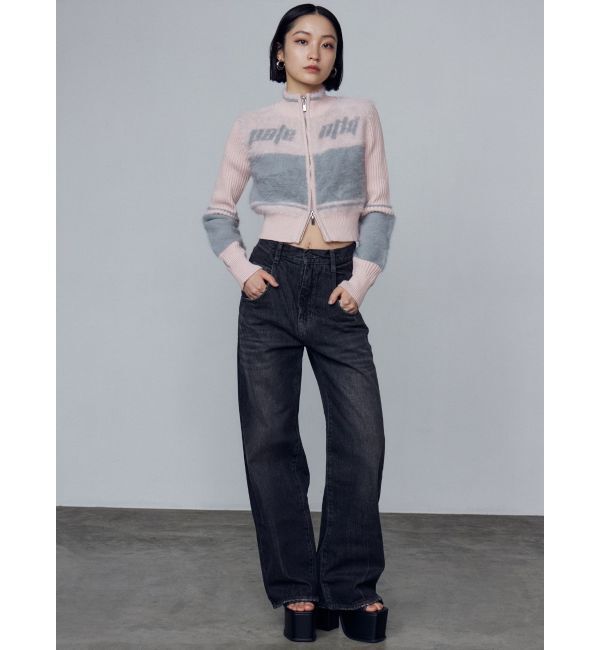 EMODA「ルーズワイドハイウエストジーンズ」|デニム|