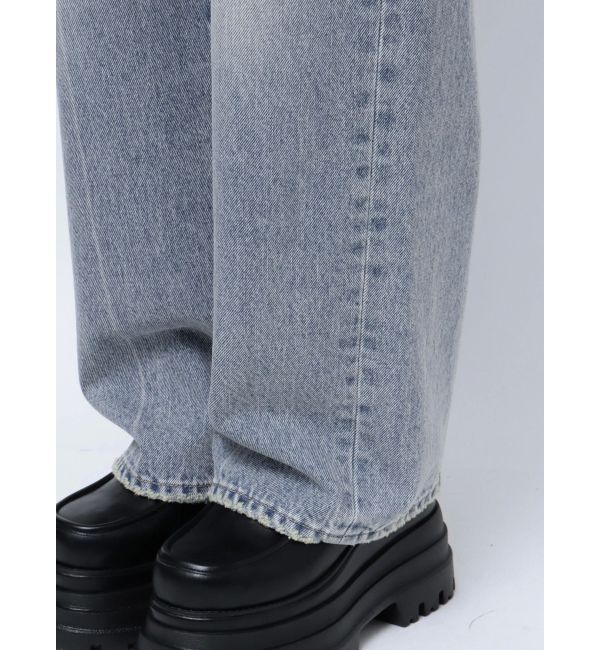 EMODA「ルーズワイドハイウエストジーンズ」|デニム|