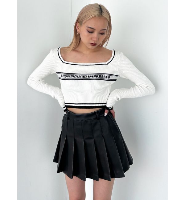 EMODA「ヴィンテージライクプリーツミニスカート」|スカート|