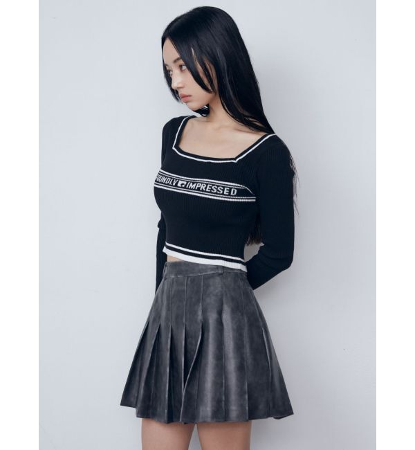 EMODA「ヴィンテージライクプリーツミニスカート」|スカート|