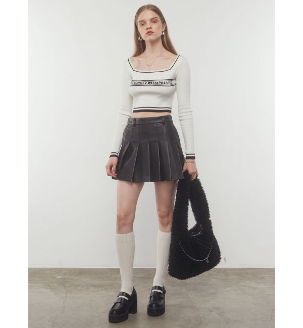 EMODA「ヴィンテージライクプリーツミニスカート」|スカート|