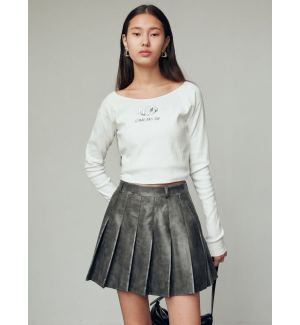 EMODA「ヴィンテージライクプリーツミニスカート」|スカート|