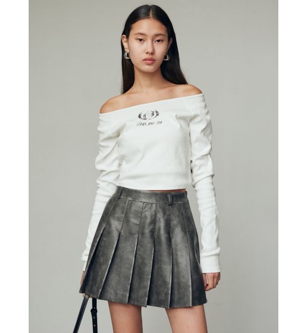 EMODA「ヴィンテージライクプリーツミニスカート」|スカート|