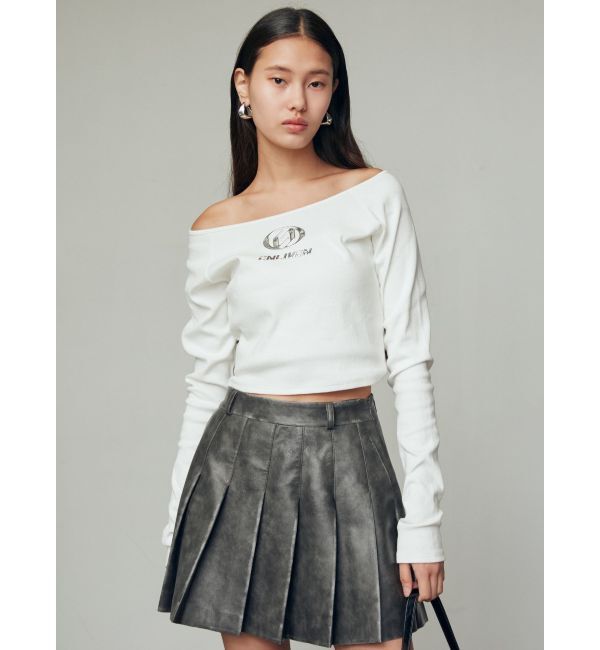 EMODA「ヴィンテージライクプリーツミニスカート」|スカート|