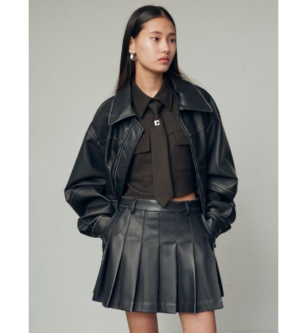 EMODA「ヴィンテージライクプリーツミニスカート」|スカート|