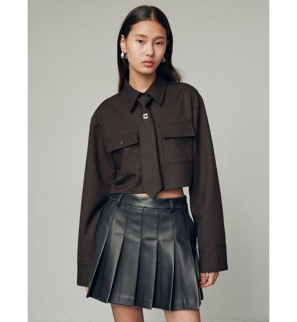 EMODA「ヴィンテージライクプリーツミニスカート」|スカート|