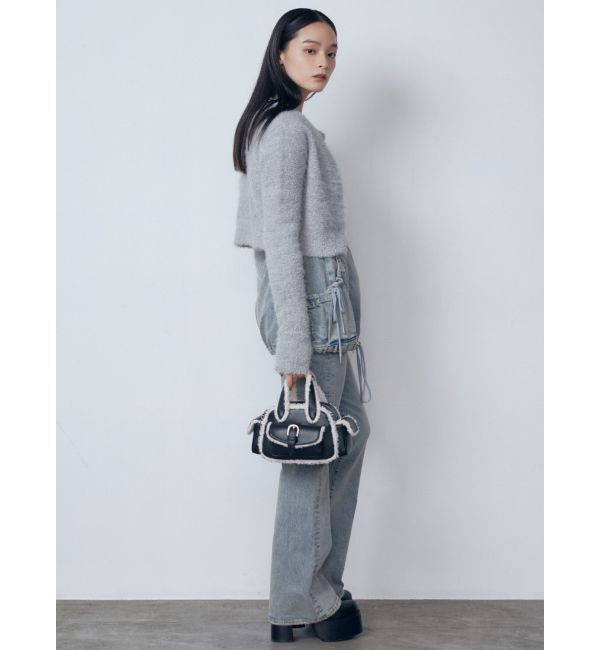 EMODA「レイヤージャストウエストフレアージーンズ」|デニム|