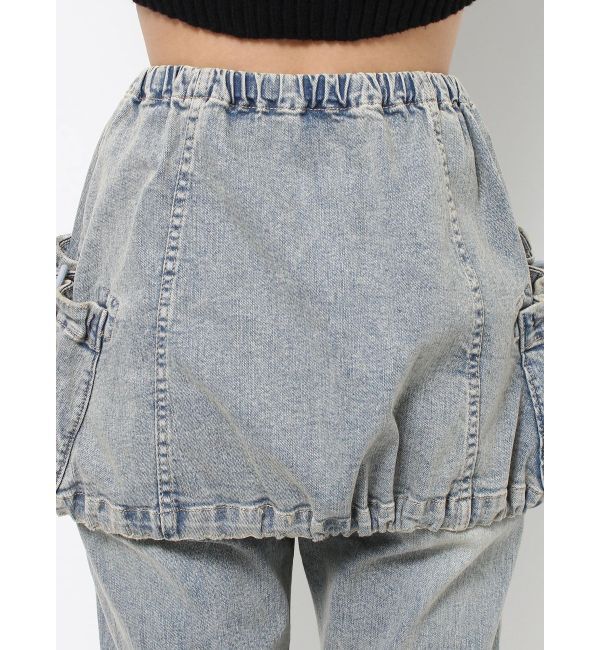 EMODA「レイヤージャストウエストフレアージーンズ」|デニム|