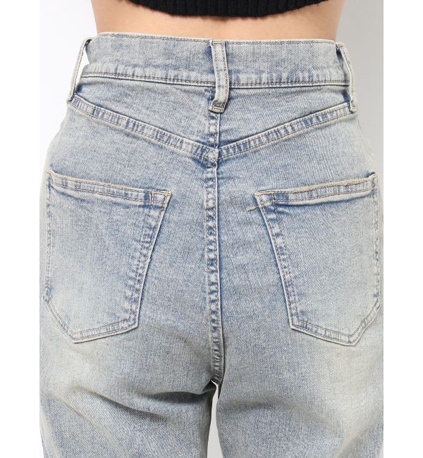 EMODA「レイヤージャストウエストフレアージーンズ」|デニム|