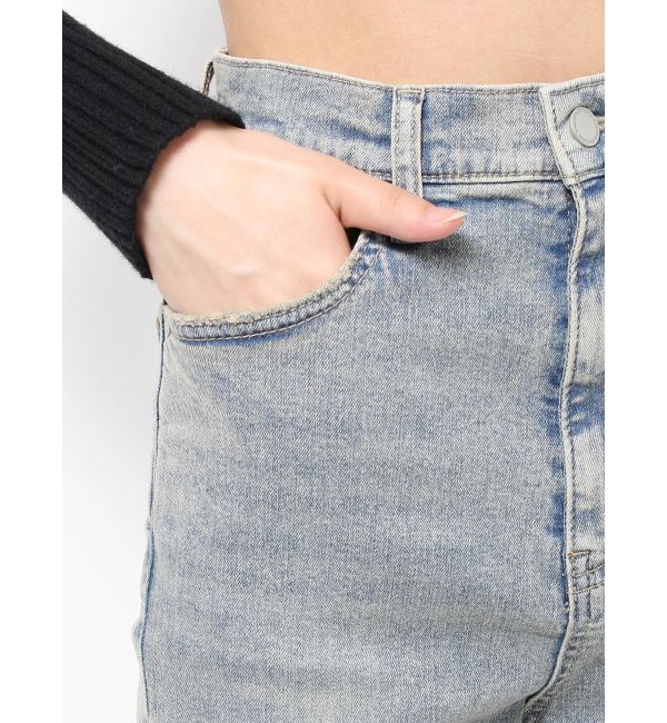 EMODA「レイヤージャストウエストフレアージーンズ」|デニム|