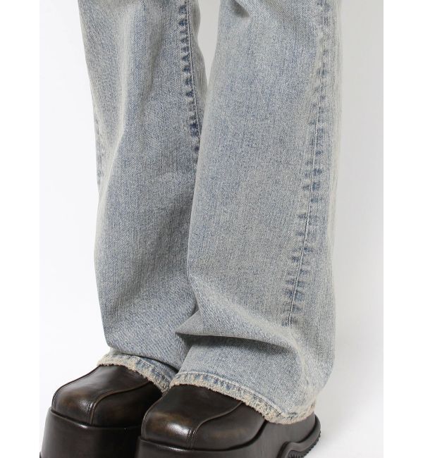 EMODA「レイヤージャストウエストフレアージーンズ」|デニム|