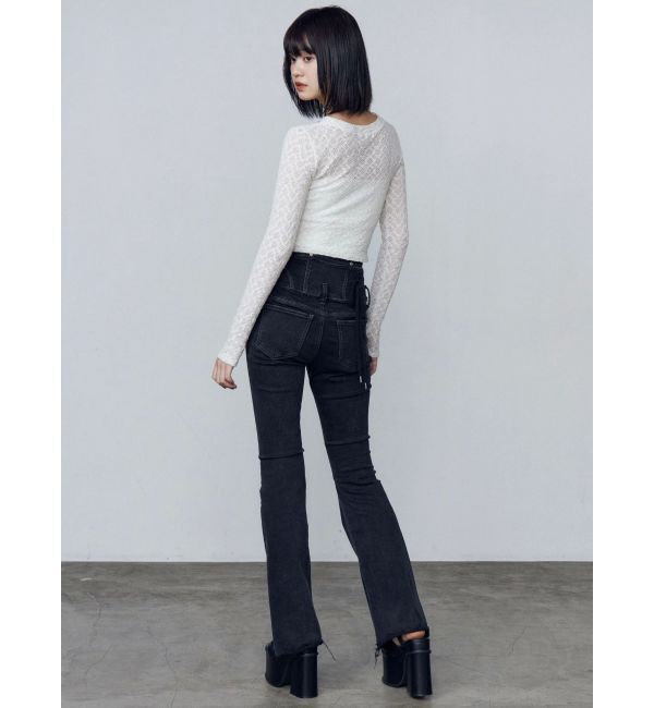 EMODA「フロントボタンタイトップ」|Tシャツ・カットソー|