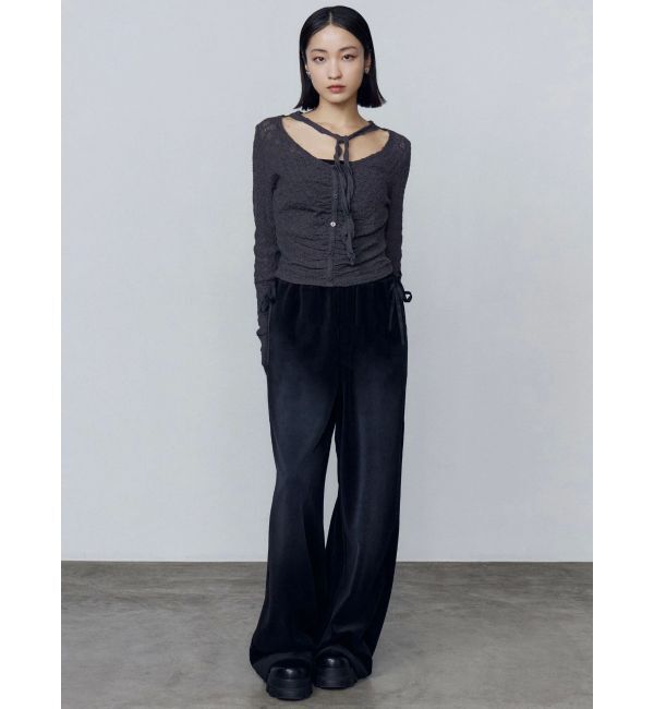 EMODA「フロントボタンタイトップ」|Tシャツ・カットソー|