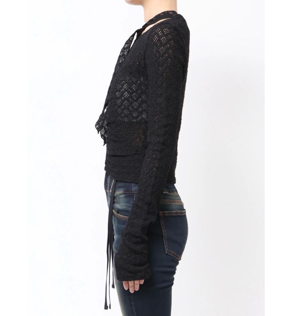 EMODA「フロントボタンタイトップ」|Tシャツ・カットソー|