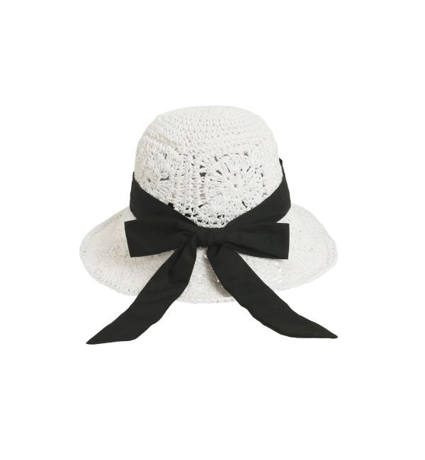 MERCURYDUO「ストローつば広ハット」|ハット|