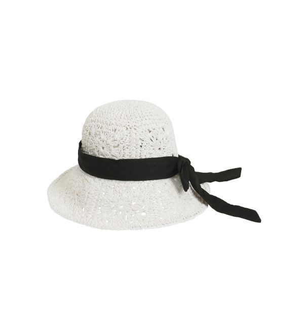 MERCURYDUO「ストローつば広ハット」|ハット|