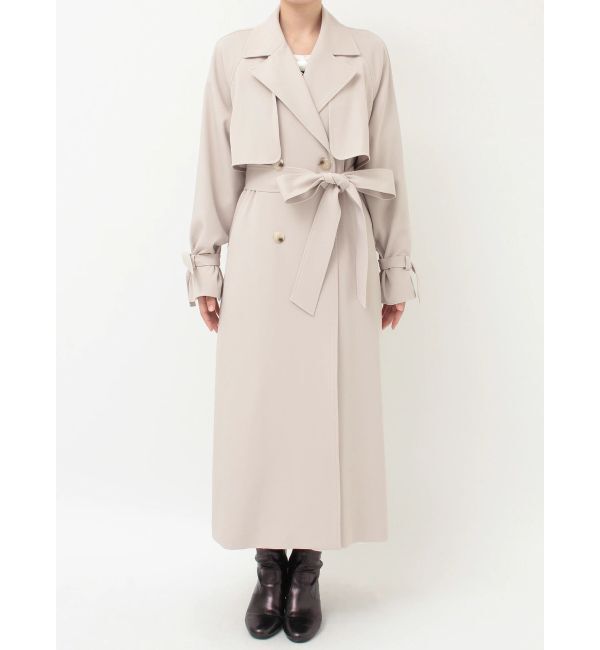 MERCURYDUO「バックチュールトレンチコート」|トレンチコート|