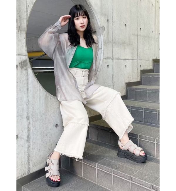 MURUA「シアーシャイニーボリュームシャツ」|シャツ・ブラウス|