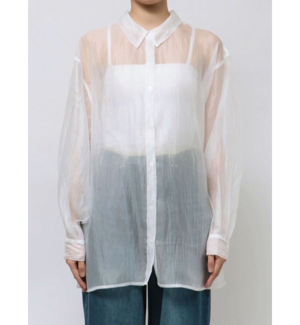 MURUA「シアーシャイニーボリュームシャツ」|シャツ・ブラウス|