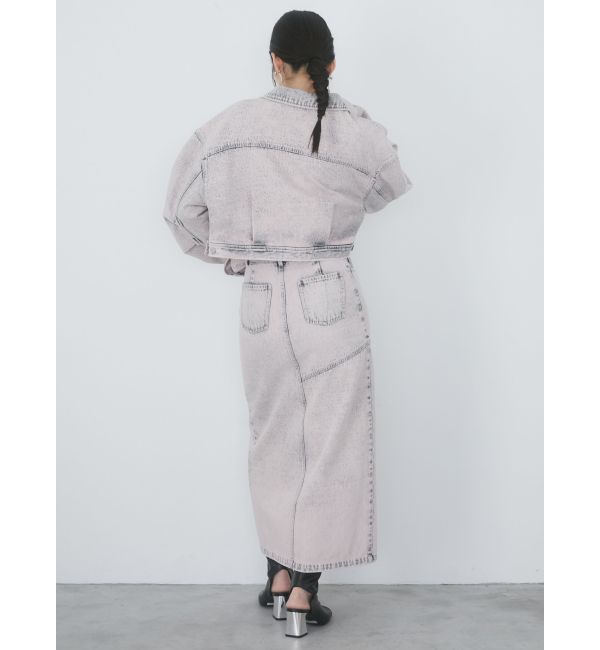 MURUA「フロントオープンデニムロングスカート【セットアップ着用可】」|スカート|